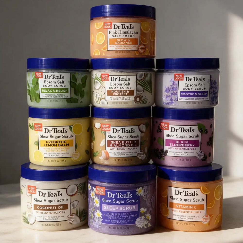 Dr Teal's — Exfoliantes corporales Dr Teal's